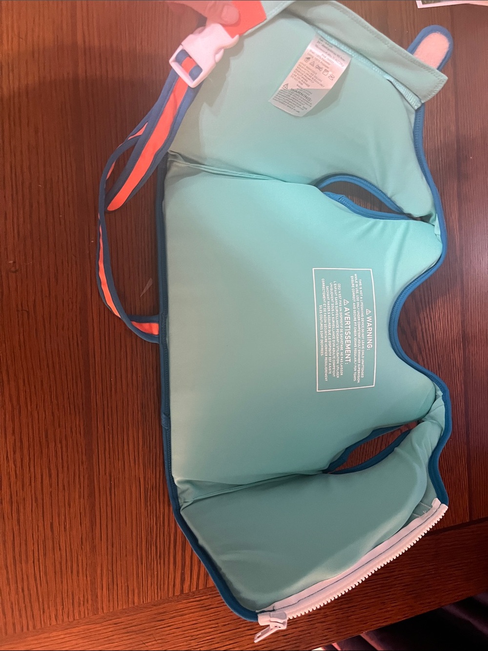 Speedo Kids' Orange Pineapple Swim Vest - Picture 4 of 5